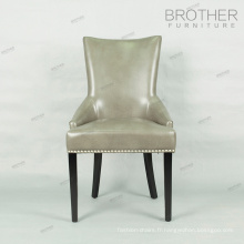 Meubles de chaise d&#39;ameublement en cuir véritable dinant la chaise pour la salle à manger